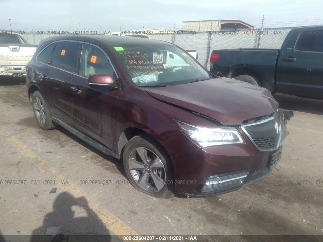 ACURA MDX 2014 5fryd4h29eb030187