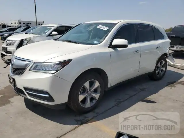 ACURA MDX 2014 5fryd4h29eb032263