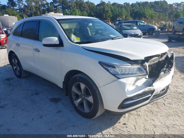 ACURA MDX 2015 5fryd4h29fb011401