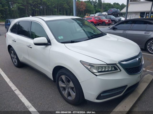 ACURA MDX 2016 5fryd4h29gb007303