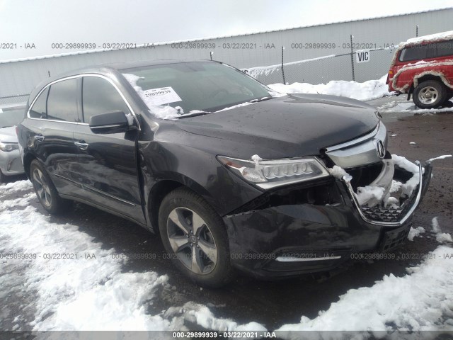 ACURA MDX 2016 5fryd4h29gb049812