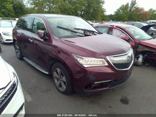 ACURA MDX 2014 5fryd4h2xeb024124