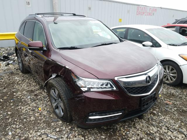 ACURA MDX AWD 2016 5fryd4h2xgb046529