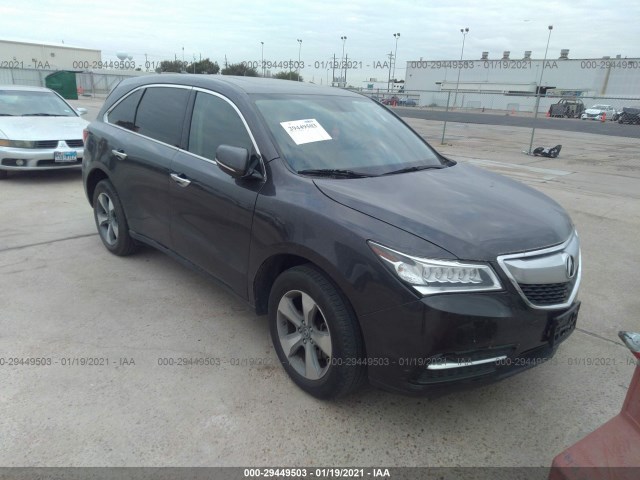 ACURA MDX 2016 5fryd4h2xgb057207