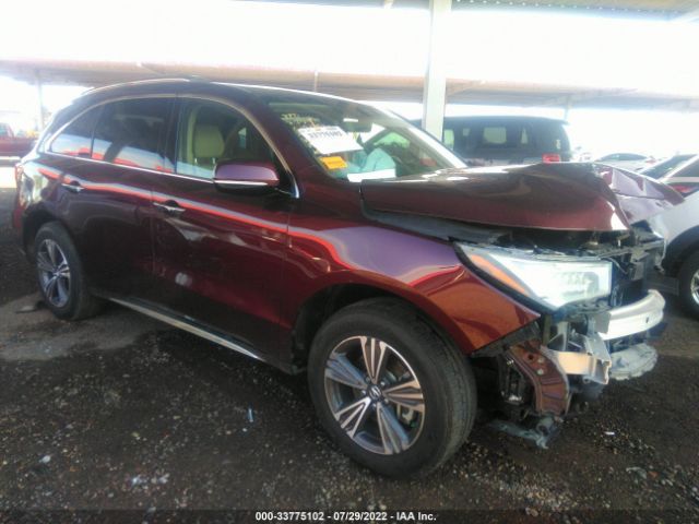 ACURA MDX 2017 5fryd4h35hb016557