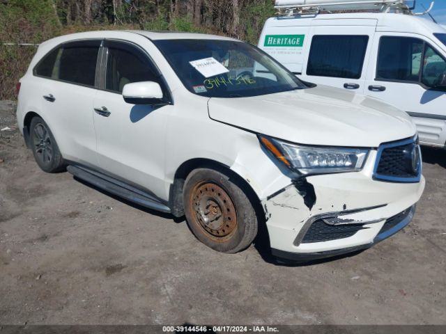 ACURA MDX 2017 5fryd4h36hb019547