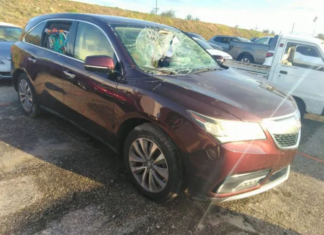 ACURA MDX 2015 5fryd4h40fb021302