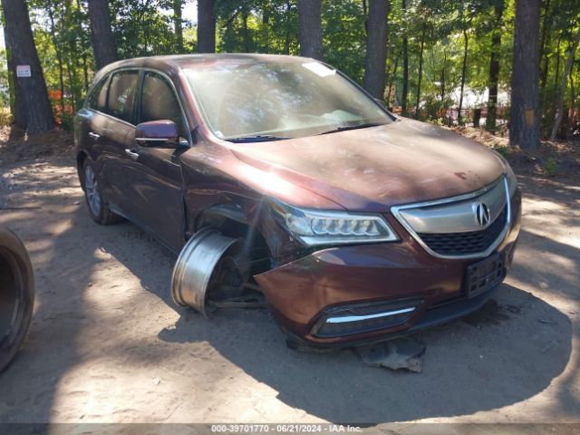 ACURA MDX 2015 5fryd4h40fb021543