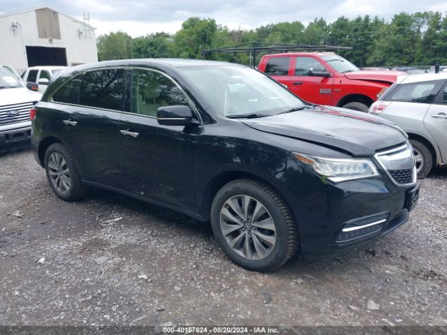 ACURA MDX 2015 5fryd4h40fb021767