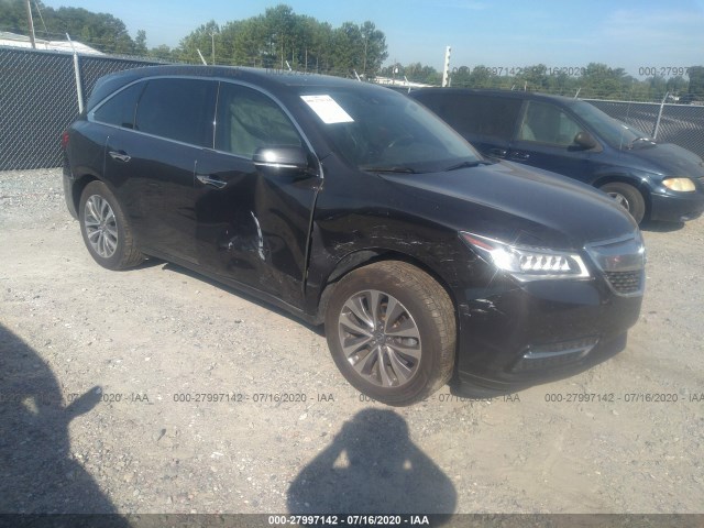 ACURA MDX 2016 5fryd4h41gb017180