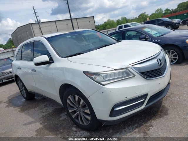 ACURA MDX 2016 5fryd4h41gb021407