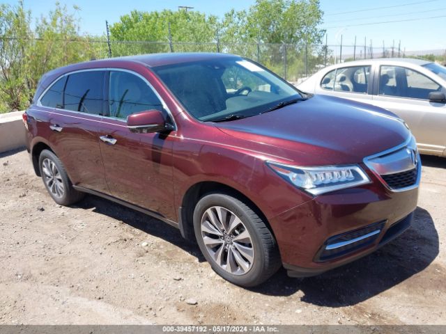 ACURA MDX 2016 5fryd4h41gb032682