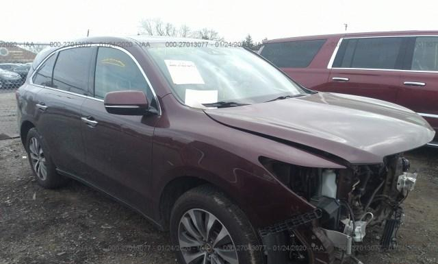 ACURA MDX 2016 5fryd4h41gb040362