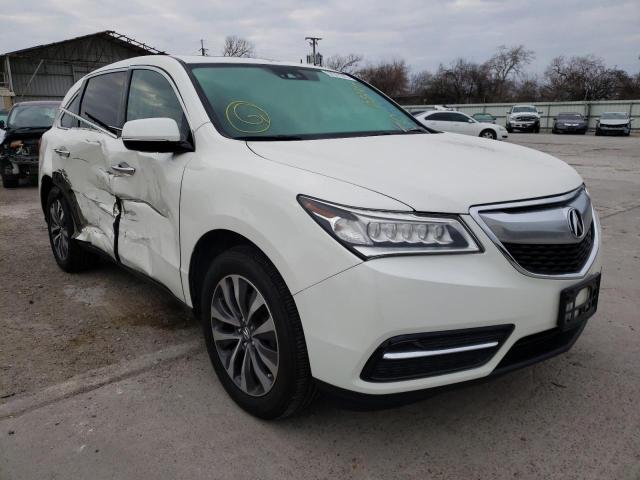 ACURA MDX TECHNO 2016 5fryd4h41gb052737