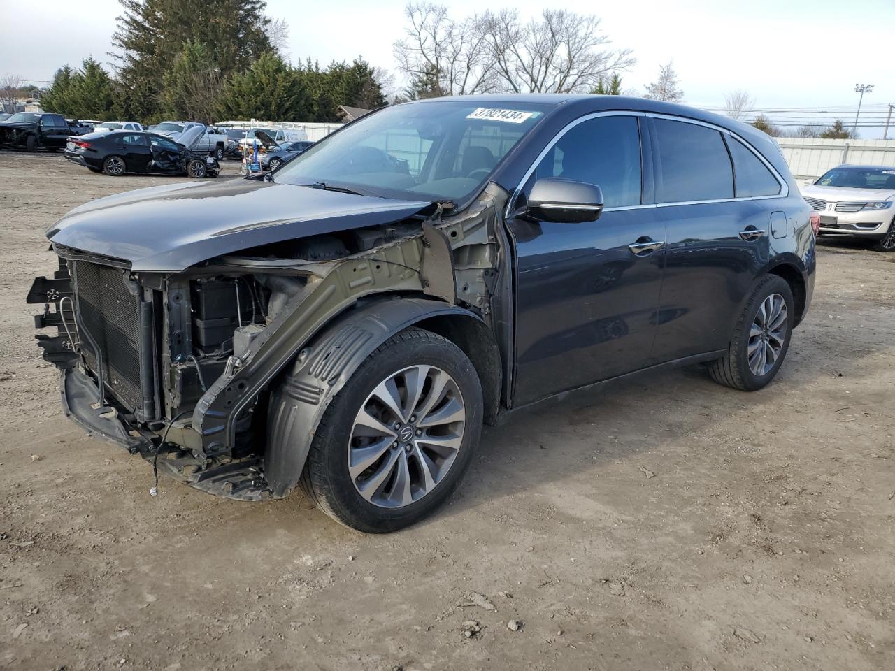 ACURA MDX 2014 5fryd4h42eb043445