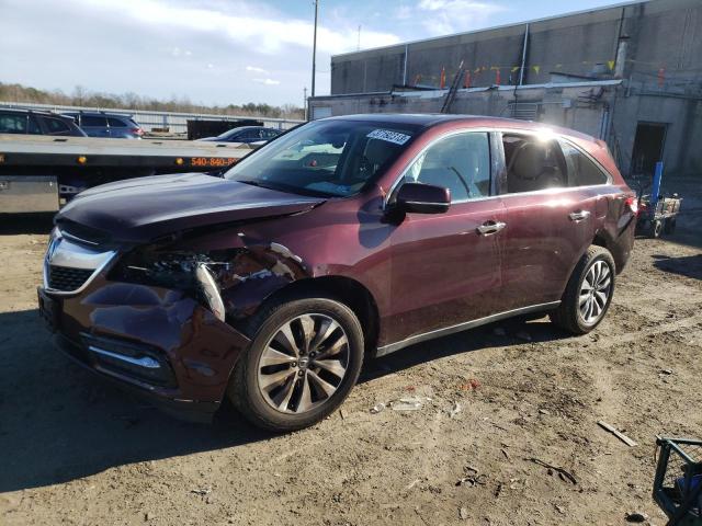 ACURA MDX TECHNO 2015 5fryd4h42fb010348