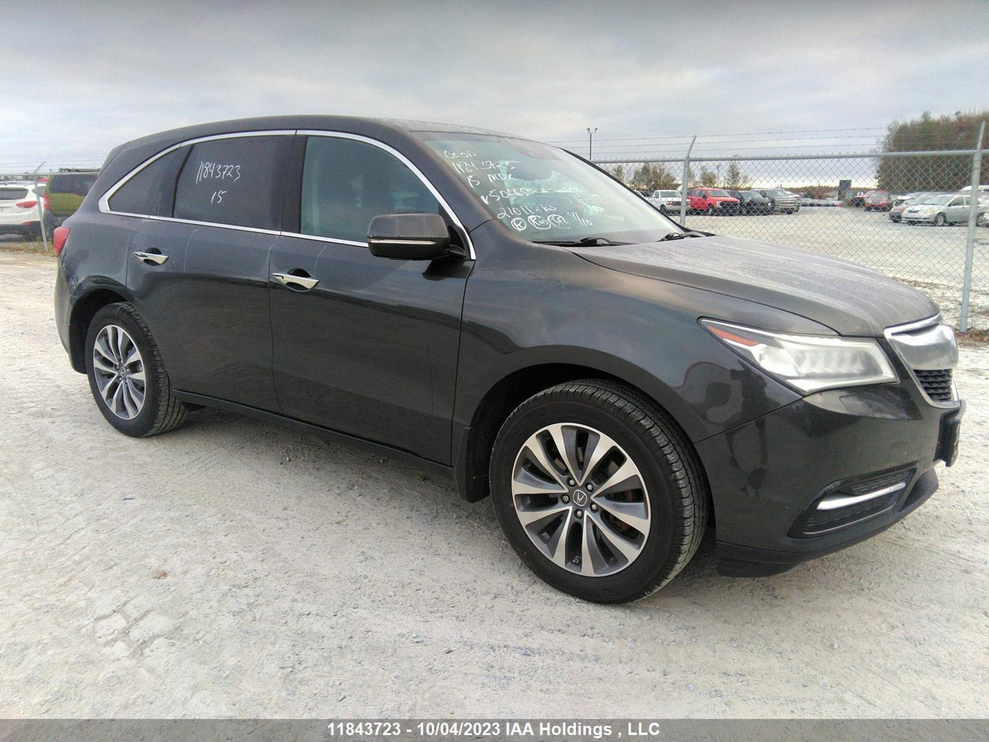 ACURA MDX 2015 5fryd4h42fb501650