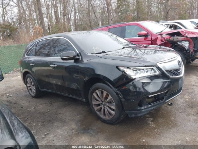 ACURA MDX 2016 5fryd4h42gb015518