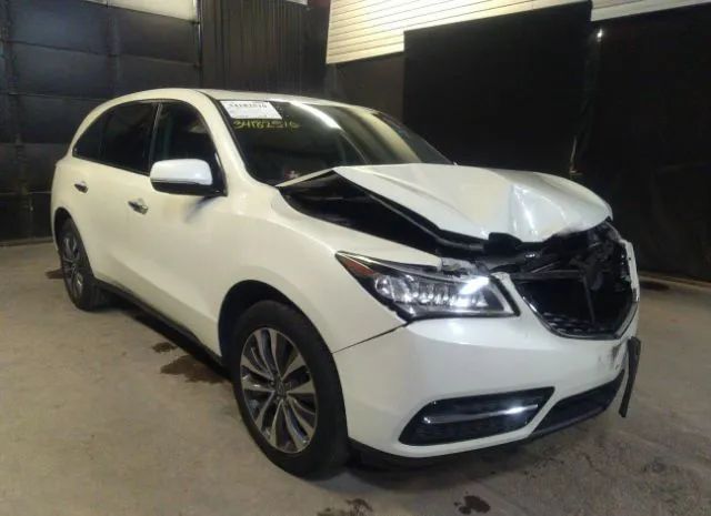 ACURA MDX 2016 5fryd4h42gb039947