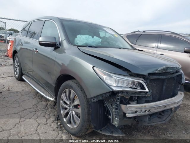 ACURA MDX 2016 5fryd4h42gb040807