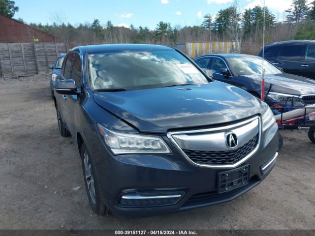 ACURA MDX 2016 5fryd4h42gb042279