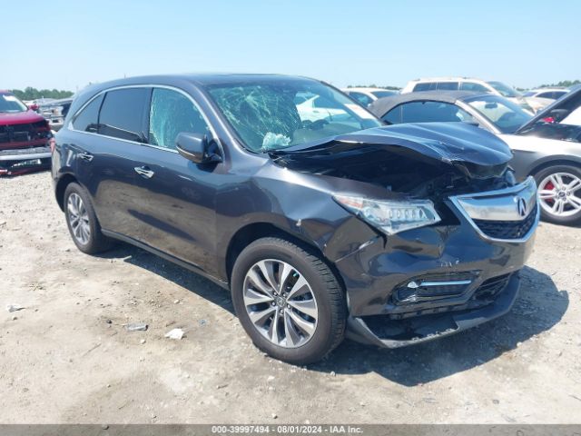 ACURA MDX 2016 5fryd4h42gb045912