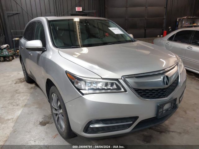 ACURA MDX 2015 5fryd4h43fb013386