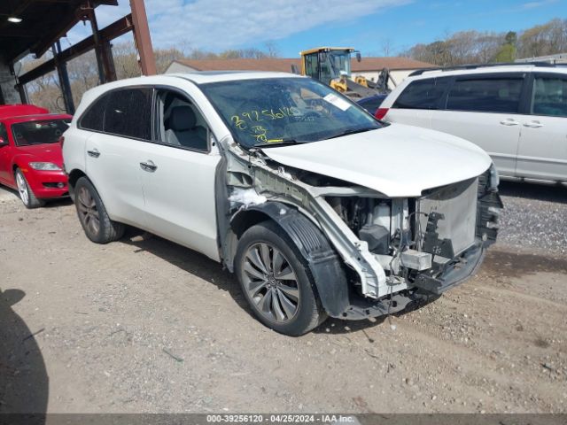 ACURA MDX 2016 5fryd4h43gb014801