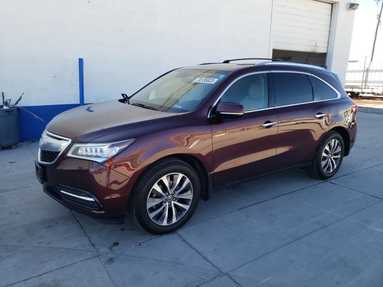 ACURA MDX 2016 5fryd4h43gb019108