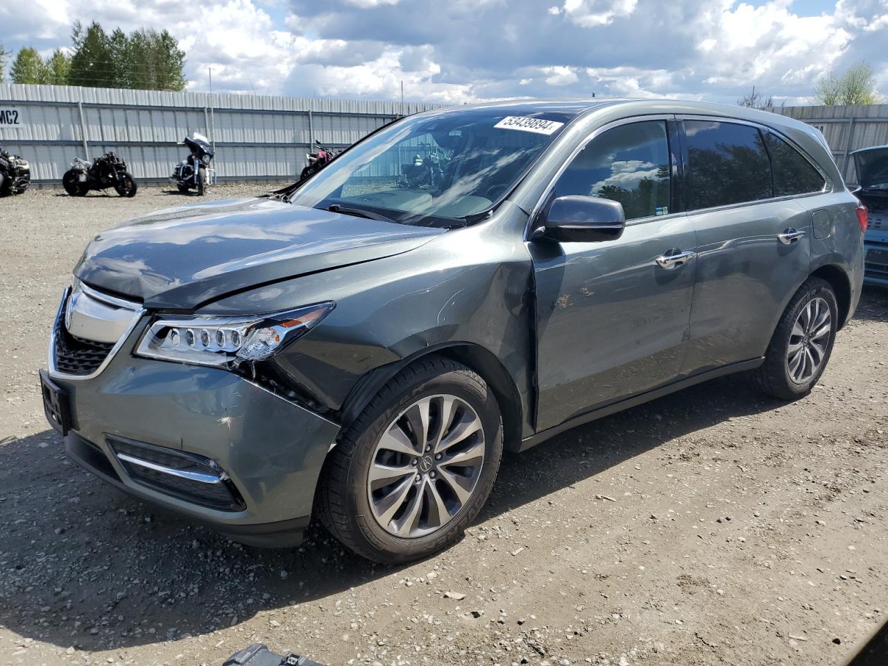 ACURA MDX 2016 5fryd4h43gb019867