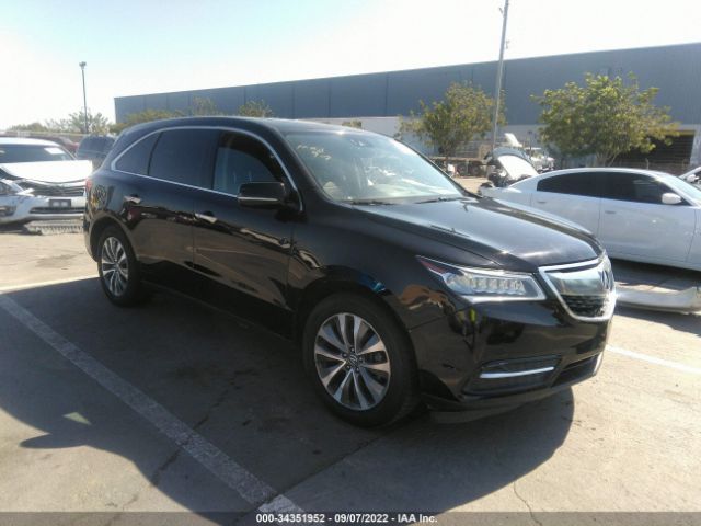 ACURA MDX 2016 5fryd4h43gb052335