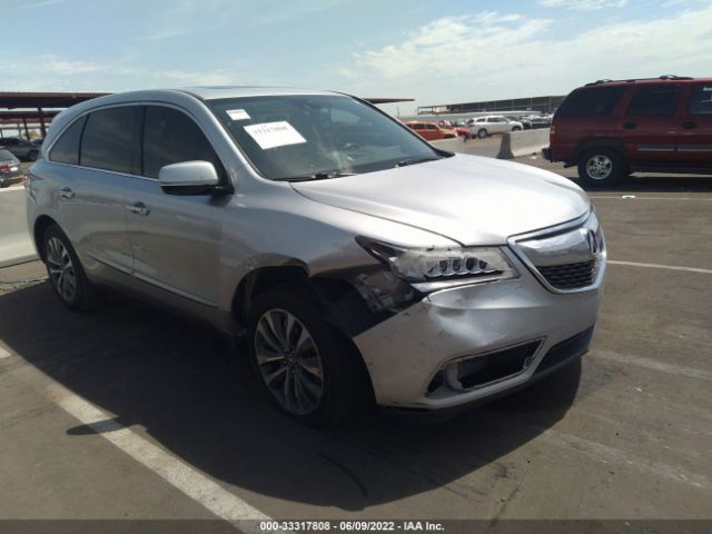 ACURA MDX 2015 5fryd4h44fb015812