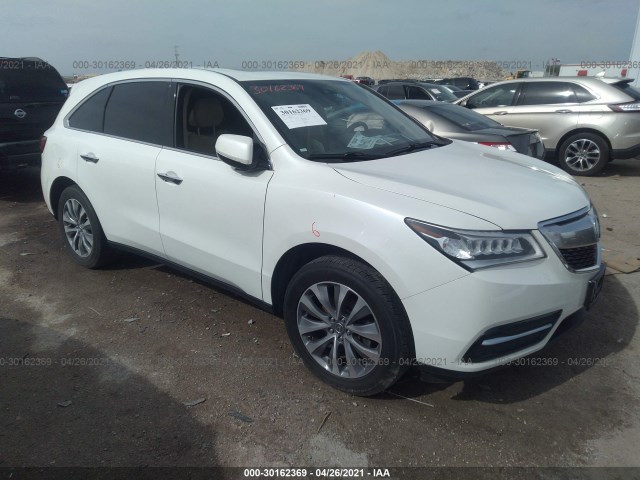 ACURA MDX 2015 5fryd4h44fb029712