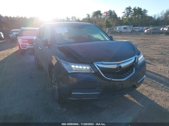 ACURA MDX 2016 5fryd4h44gb001149