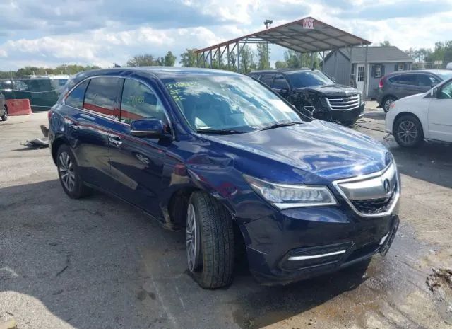 ACURA MDX 2016 5fryd4h44gb007193