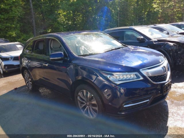 ACURA MDX 2016 5fryd4h44gb007470