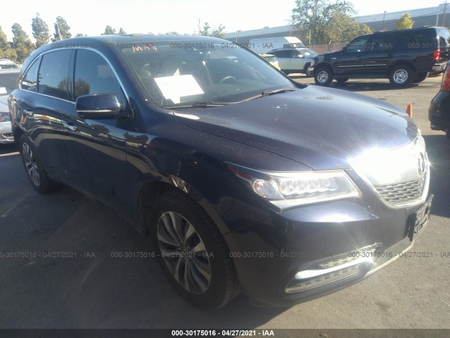 ACURA MDX 2016 5fryd4h44gb017349