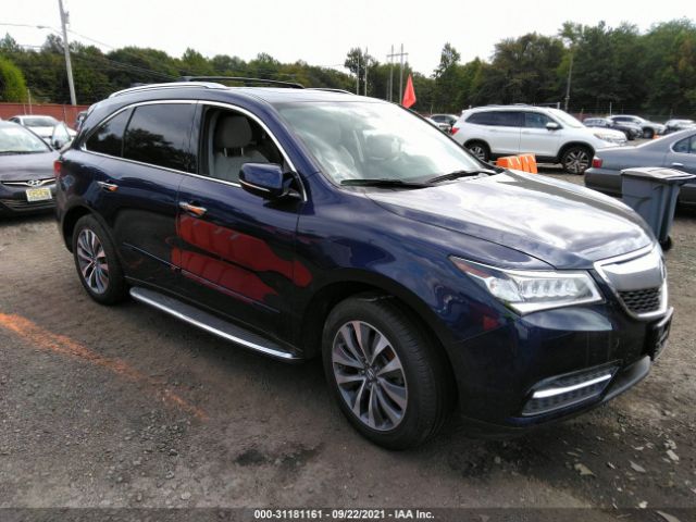 ACURA MDX 2016 5fryd4h44gb057656