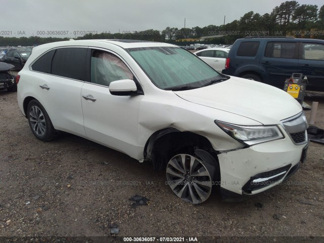 ACURA MDX 2016 5fryd4h44gb062730