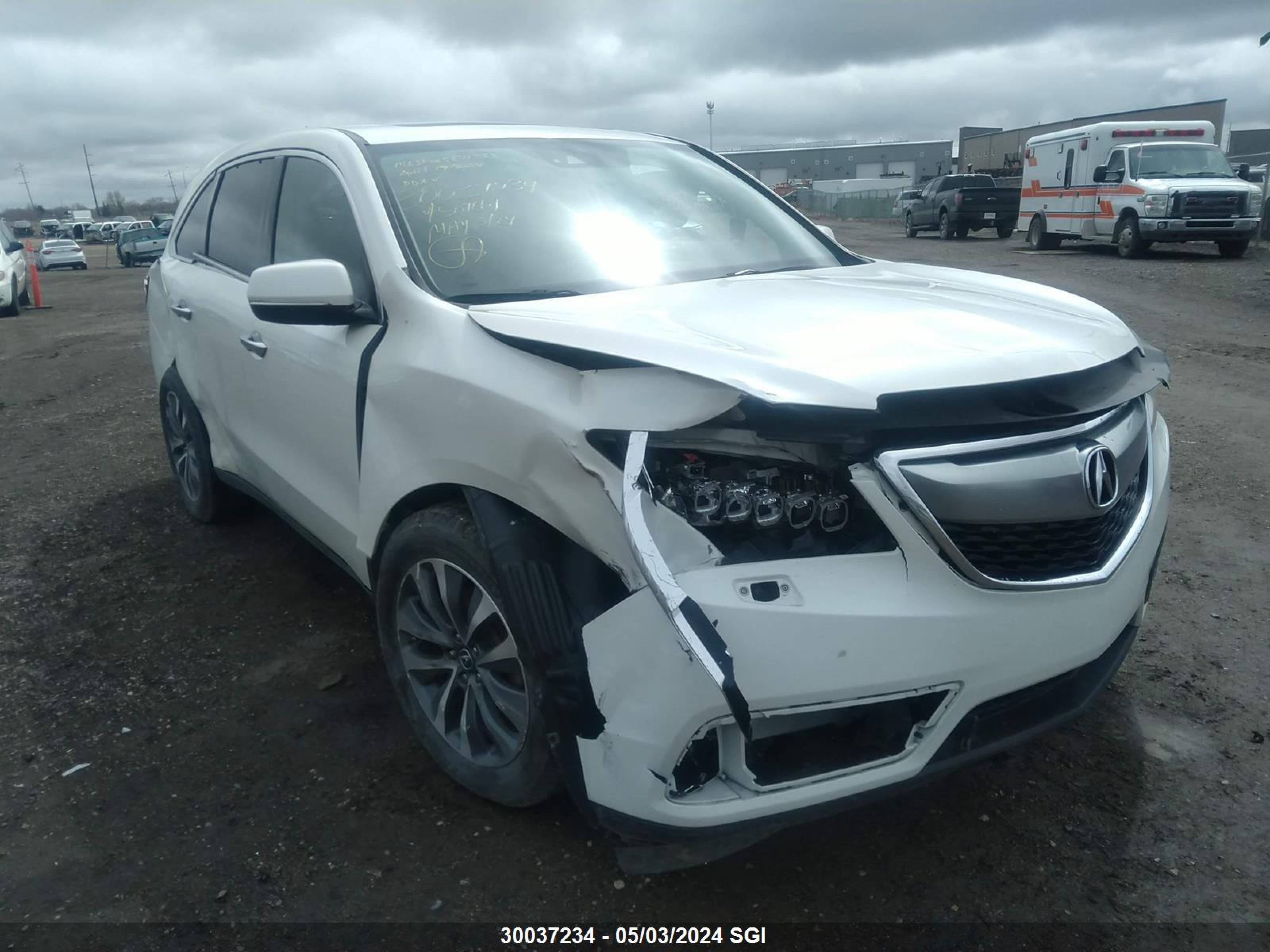 ACURA MDX 2016 5fryd4h44gb507001