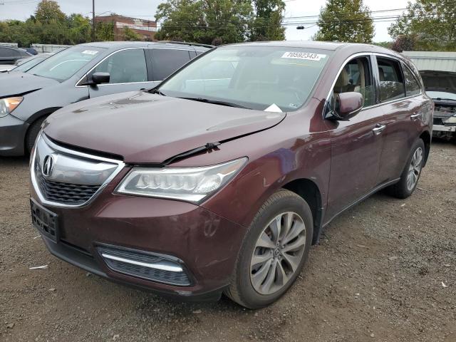 ACURA MDX TECHNO 2015 5fryd4h45fb025622