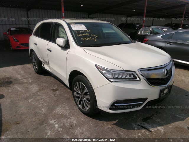 ACURA MDX 2016 5fryd4h45gb006960