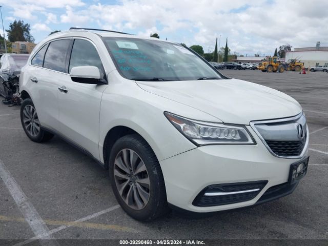 ACURA MDX 2015 5fryd4h46fb011051