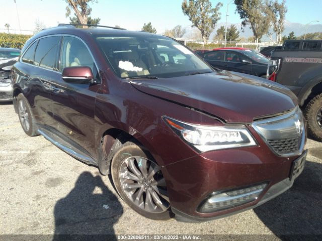 ACURA MDX 2015 5fryd4h46fb014886