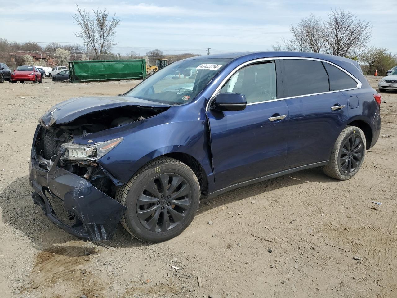 ACURA MDX 2015 5fryd4h46fb030800