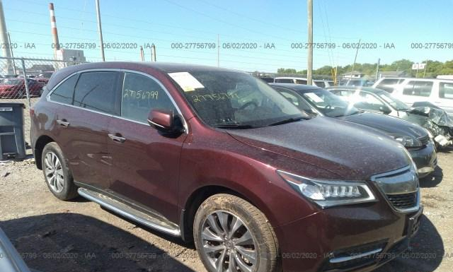 ACURA MDX 2016 5fryd4h46gb006983