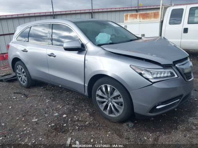 ACURA MDX 2016 5fryd4h46gb007440