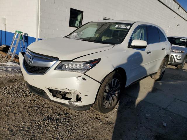 ACURA MDX TECHNO 2016 5fryd4h46gb011617