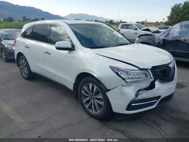 ACURA MDX 2016 5fryd4h46gb011858