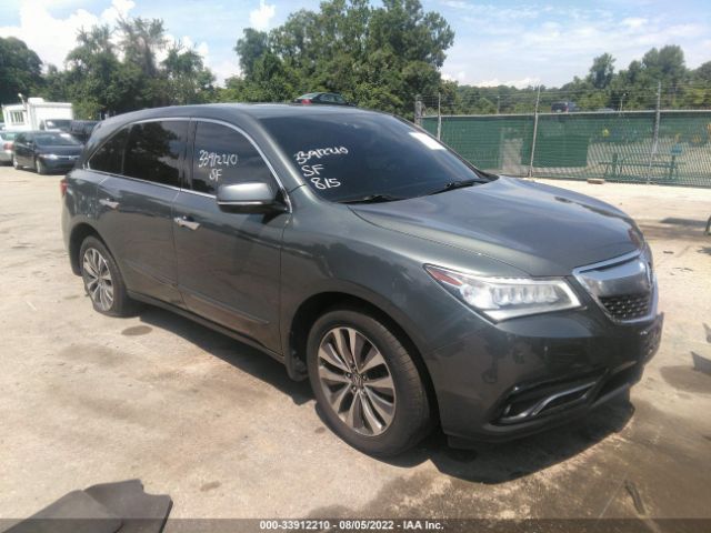 ACURA MDX 2016 5fryd4h46gb014419